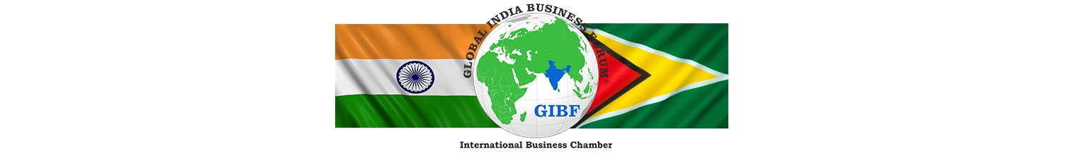 India  Guyana Business and Cultural Council and GIBF logo 